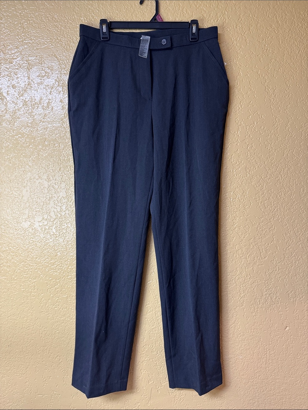 Allison Daley Black Men’s Dress Pants - Slim Tailored Look